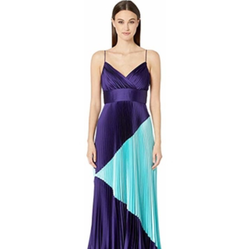Jill Stuart Indigo / Turquoise Color Block Dress